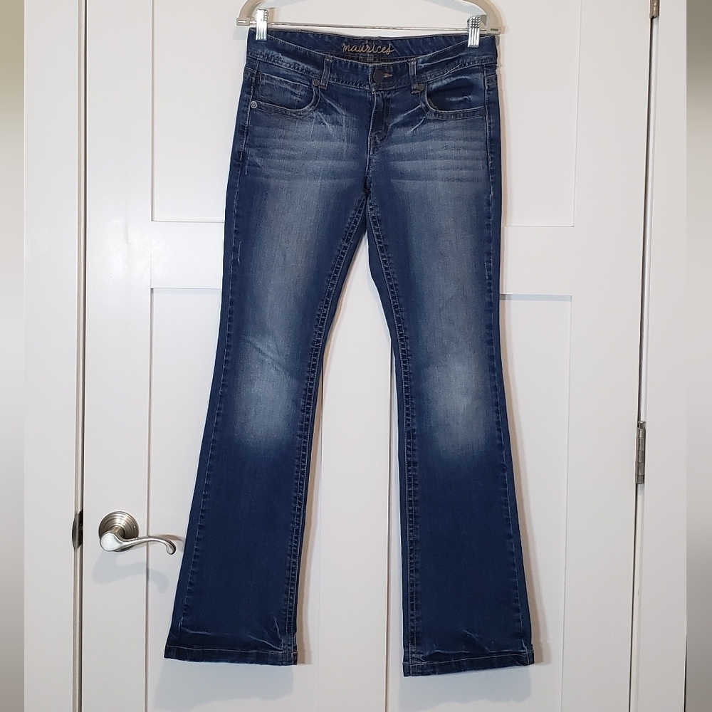 Maurices Original Boot Cut Stretch Blue Jeans Mid-rise Size 5/6